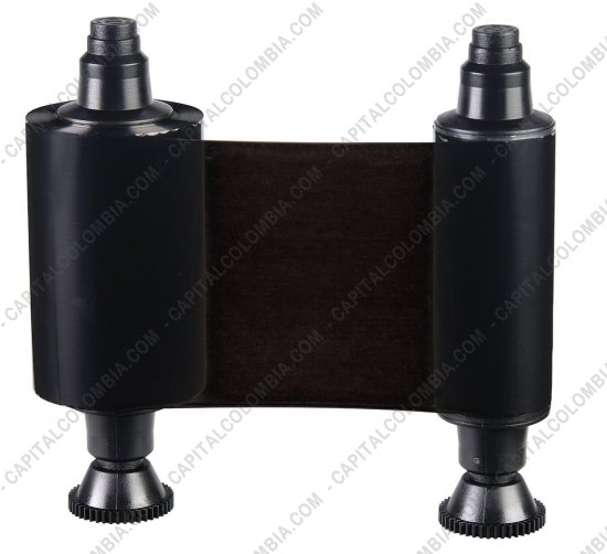 Impresoras de Etiquetas de C&oacute;digos de barras y Carnets, Marca: Evolis - Cinta/Ribbon Evolis de 1 Panel negro para impresora de carnets -  EVO-R2019