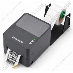 Ampliar foto de Impresora de etiquetas adhesivas con soporte externo StarPos IF4 - puertos USB y RED