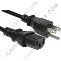 Impresoras de Etiquetas de Códigos de barras y Carnets, Marca: Tsc - Cable de poder para impresoras de etiquetas TSC 244, 225, 243PRO, 268M (no incluye adaptador)
