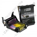 Ampliar foto de Cinta de cinco paneles de color (YMCKO) para Impresora Zebra para 100 impresiones (Ref. 800011-140)