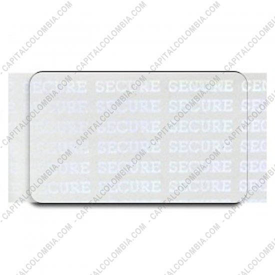 Impresoras de Etiquetas de C&oacute;digos de barras y Carnets, Marca: Zebra - Cinta Holograma Zebra Geniune Secure 1 panel para 350 impresiones Ref. 800015-120