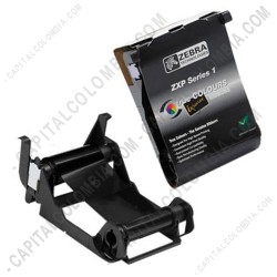 Ampliar foto de Cinta negra para Impresora Zebra para 1000 impresiones (Ref. 800011-101)