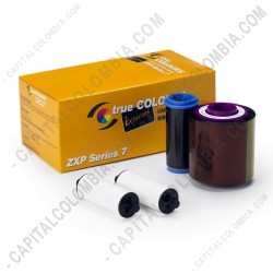 Ampliar foto de Cinta negra para impresora Zebra para 2500 impresiones (Ref. 800077-701)