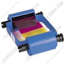 Ampliar foto de Cinta para impresora Zebra de 5 paneles de color para 100 impresiones (Ref. 800015-240)