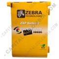 Ampliar foto de Cinta para impresora Zebra de 6 paneles de color para 230 impresiones (Ref. 800033-348)