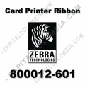 Ampliar foto de Cinta para impresora Zebra de color negro para 1.250 impresiones (1 cara) y/o 625 impresiones (2 caras) (Ref. 800012-601)