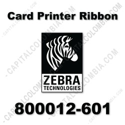 Ampliar foto de Cinta para impresora Zebra de color negro para 1.250 impresiones (1 cara) y/o 625 impresiones (2 caras) (Ref. 800012-601)