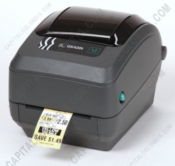 Ampliar foto de Impresora Zebra GK420T puerto USB y serial