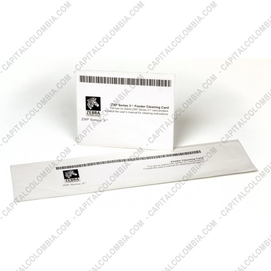 Impresoras de Etiquetas de C&oacute;digos de barras y Carnets, Marca: Zebra - Kit de limpieza para impresoras Zebra ZXP1 (Ref.105999-101)