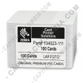 Paquete de tarjetas PVC calibre 30 mil de 100 PVC para impresoras Zebra, Datacard, Magicard, Smart, Evolis