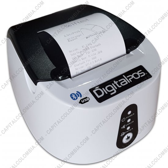 Impresoras para puntos de ventas POS, Marca: DigitalPos - Impresora POS T&eacute;rmica de 58mm de ancho de papel - USB y Bluetooth - DigitalPos DIG-ISH58-BT