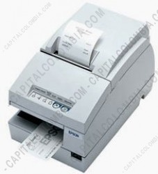 Ampliar foto de Impresora matricial Epson TM-U675 (Serial) color beige