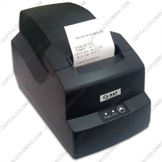 Impresoras para puntos de ventas POS, Marca: Sat - Impresora Térmica 58mm ancho de papel - SAT 15T (USB + Serial)