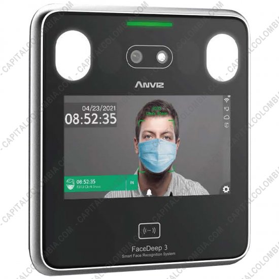 Lectores Biom&eacute;tricos, Marca: Anviz - Control de Acceso Biom&eacute;trico Reconocimiento Facial Anviz FaceDeep 3