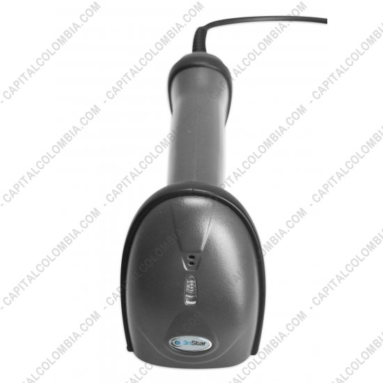 Lectores de Códigos de Barras, Marca: 3nStar - Combo Lector de código de barras láser con sensor de lectura automática con base conexión USB y Software BarrasCarta - 3nStar (SC100)