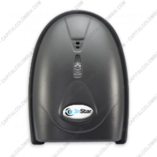 Lectores de C&oacute;digos de Barras, Marca: 3nStar - Lector de c&oacute;digo de barras l&aacute;ser con sensor de lectura autom&aacute;tica y con base conexi&oacute;n USB - 3nStar (SC100)