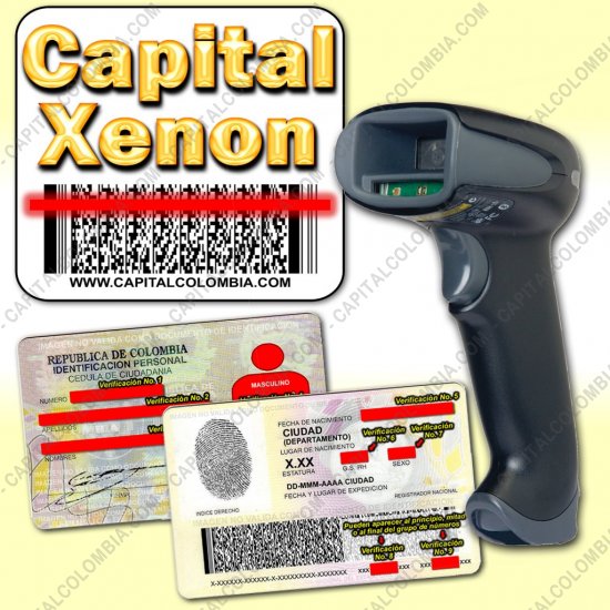 Lectores de Códigos de Barras, Marca: CapitalColombia - Software CapitalXenon v2.5 para Lectura Especial de Documentos con Lector Honeywell Xenon 1900/1902/1950/1470g Licencia 1 sólo Lector