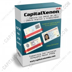 Ampliar foto de Software CapitalXenon v3.0 para Lectura de Cédula Digital Colombiana con Lectores Xenon 1950g de Honeywell (Descarga Web) - para 1 sólo Lector