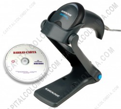 Ampliar foto de Combo Lector de Código de Barras Datalogic QuickScan Lite Imager QW2120 + Software BarrsaCarta