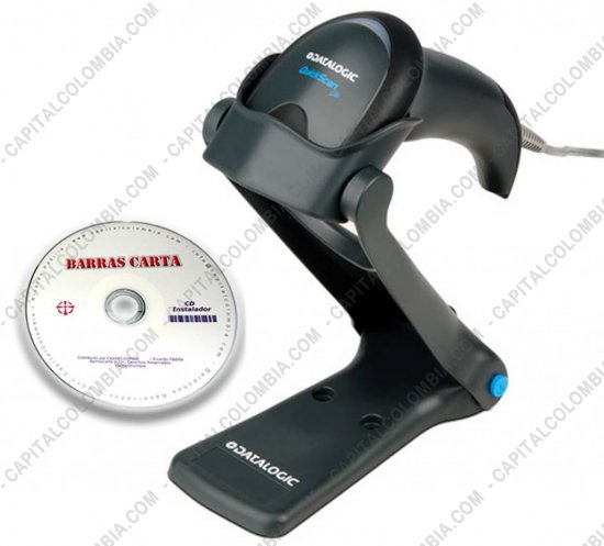 Lectores de Códigos de Barras, Marca: Datalogic - Combo Lector de Código de Barras Datalogic QuickScan Lite Imager QW2120 + Software BarrsaCarta