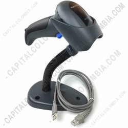 Ampliar foto de Lector de código de barras USB 2D/1D Datalogic QuickScan QD2430 con base