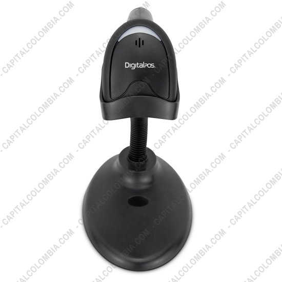 Lectores de Códigos de Barras, Marca: DigitalPos - Lector de código de barras 2D con base conexión USB - DIG-1203-2D (No lee cédula colombiana)