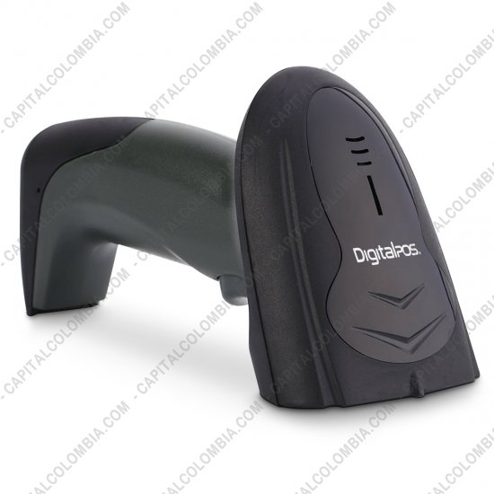 Lectores de C&oacute;digos de Barras, Marca: DigitalPos - Lector de c&oacute;digo de barras 2D y 1D con base conexi&oacute;n USB - DIG-1200D (No lee c&eacute;dula colombiana)