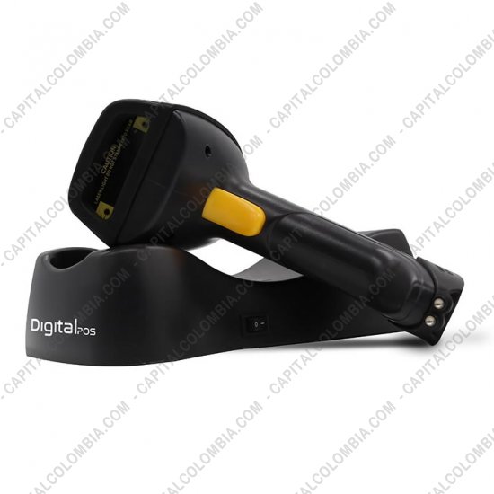 Lectores de C&oacute;digos de Barras, Marca: DigitalPos - Lector inal&aacute;mbrico 1D de c&oacute;digos de barras, 200mts, DIG-830W