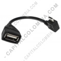 Adaptador OTG para cable de datos Micro-USB macho a USB-A Hembra