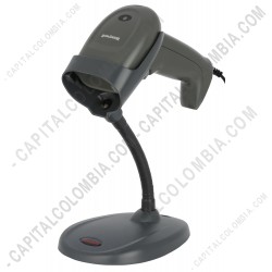 Ampliar foto de Lector de códigos de barras Honeywell HH490 2D/1D con base conexión USB