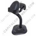 Lector de códigos de barras 1D y 2D con base, conexión USB - JAL-PLUS01 (no lee cedula colombiana)