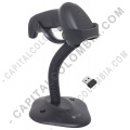 Lector inalámbrico 1D y 2D de códigos de barras con base, conexión USB - JAL-PLUS02 (no lee cedula colombiana) - Marca Jaltech