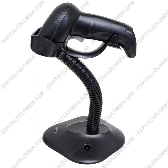 Lectores de Códigos de Barras, Marca: Jaltech - Lector inalámbrico 1D y 2D de códigos de barras con base, conexión USB - JAL-PLUS02 (no lee cedula colombiana)