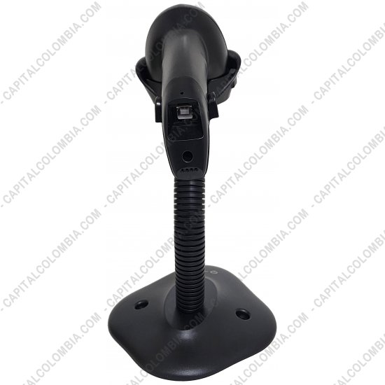 Lectores de Códigos de Barras, Marca: Jaltech - Lector inalámbrico 1D y 2D de códigos de barras con base, conexión USB - JAL-PLUS02 (no lee cedula colombiana)
