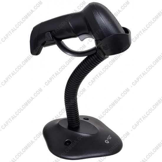 Lectores de Códigos de Barras, Marca: Jaltech - Lector inalámbrico 1D y 2D de códigos de barras con base, conexión USB - JAL-PLUS02 (no lee cedula colombiana)