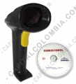 COMBO LECTOR DE CODIGO DE BARRAS LASER SAT LM100 + SOFTWARE BARRASCARTA (SIN BASE)