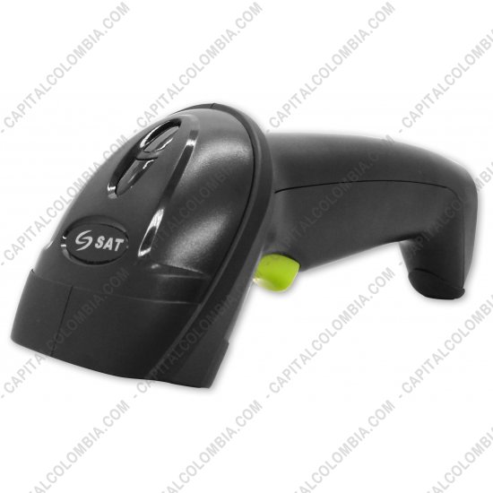 Lectores de Códigos de Barras, Marca: Sat - Lector de código de barras láser SAT LD101R PLUS con base - USB