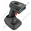 Lector de código de barras inalámbrico 2D y 1D Bluetooth, 2.4Ghz, con base y Pantalla - StarPOS STAR-6267DT - Marca StarPos