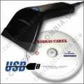 COMBO LECTOR DE CODIGOS DE BARRAS ZEBEX CCD z3010 USB + SOFTWARE BARRASCARTA - Marca Zebex