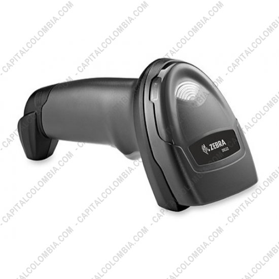 Lectores de Códigos de Barras, Marca: Zebra - Lector de códigos de barras 1D y 2D con base conexión USB marca Zebra DS2208