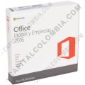 Licencia de Microsoft Office Hogar y Empresas 2016, en caja con DVD de instalación 32bits y 64bits - T5D-02713