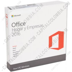 Ampliar foto de Licencia de Microsoft Office Hogar y Empresas 2016, en caja con DVD de instalación 32bits y 64bits - T5D-02713