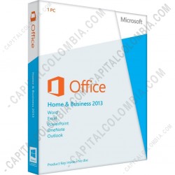 Ampliar foto de Licencia de Microsoft Office Home and business 2013, en caja con DVD de instalación 32bits y 64bits