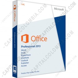 Ampliar foto de Licencia de Microsoft Office Professional 2013, en caja con DVD de instalación 32bits y 64bits