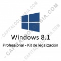 Microsoft Windows 8.1 Professional Sngl OLP Nl Legalization GetGenuine (Kit de Legalización)