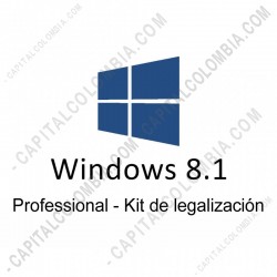 Ampliar foto de Microsoft Windows 8.1 Professional Sngl OLP Nl Legalization GetGenuine (Kit de Legalización)