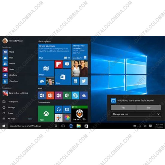 Microsoft Licenciamiento y Productos, Marca: Microsoft - Windows 10 Pro 32/64bit Licencia Original en Español - Medio USB (Ref. FQC-09124)