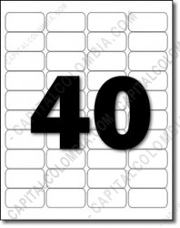Ampliar foto de Sobre de 30 hojas de papel adhesivo - 4x10 (40)