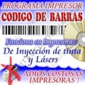 BarrasCarta - Imprime codigos de barras usando impresoras tradicionales - Licencia 1 Computadora