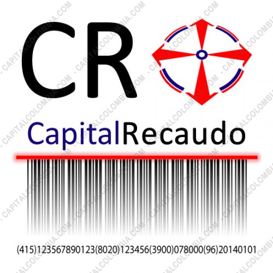 Programas de C&oacute;digos de Barras, Marca: CapitalColombia - CapitalRecaudo - Uso del programa por 1 a&ntilde;o
